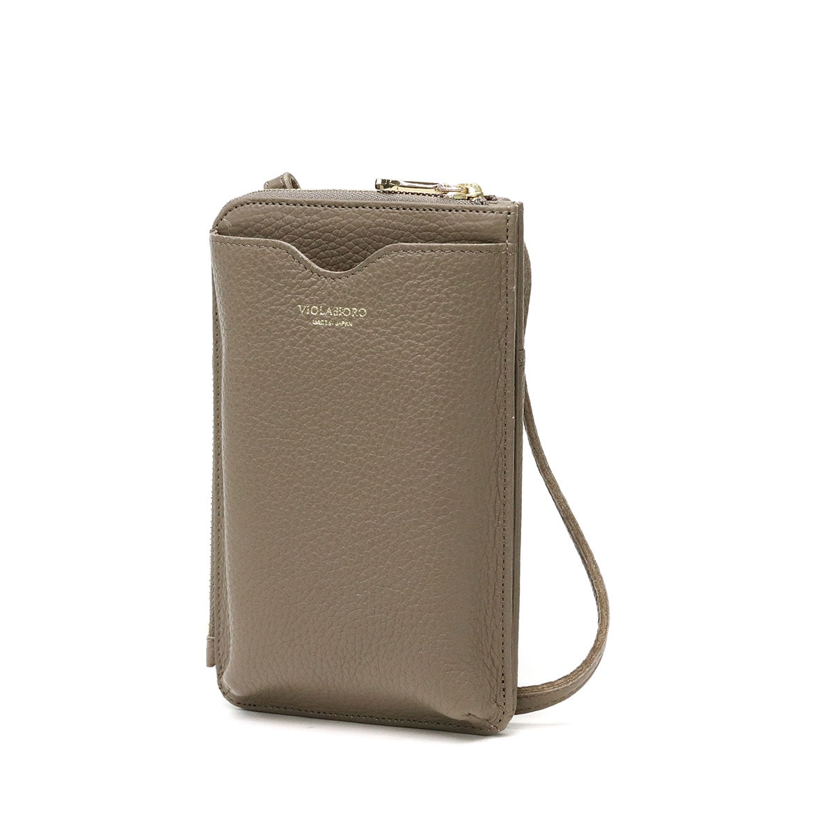 正規品 ヴィオラドーロ お財布ポシェット VIOLAd'ORO ショルダー 財布 スマホ 本革 お財布ショルダー お財布バッグ 縦 ADRIA アドリア レディース 日本製 V-1345