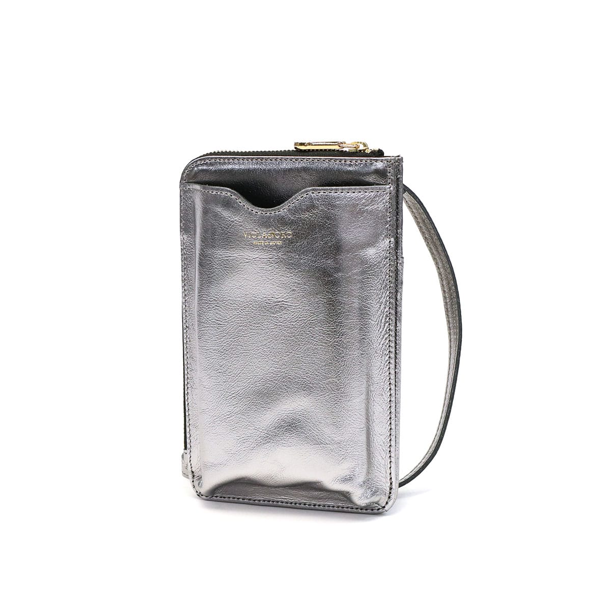 正規品 ヴィオラドーロ スマホポシェット VIOLAd'ORO お財布ポシェット 本革 お財布ショルダー 斜めがけ 財布 小銭入れあり 縦 スマホポーチ ADRIA アドリア レディース 日本製 V-1307