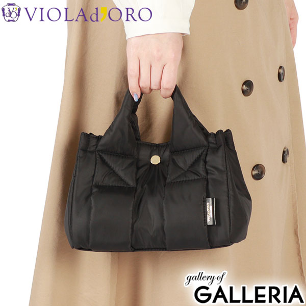 【正規品】 ヴィオラドーロ トートバッグ レディース ミニ VIOLAd'ORO バッグ 軽量 軽い 小さめ 小さい ミニトートバッグ ミニショルダー 日本製 撥水 かわいい 旅行 2WAY ブランド 斜めがけ GINO V-2212