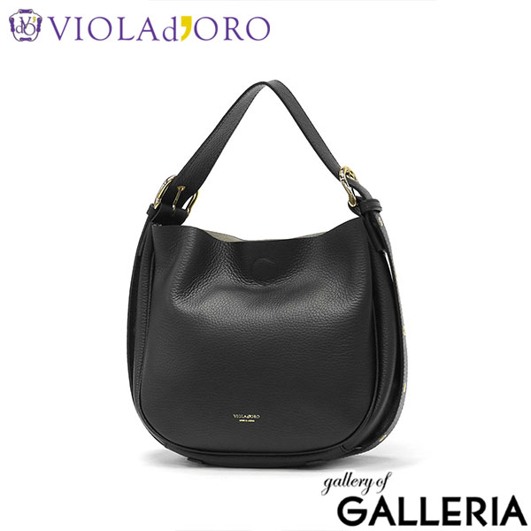 【正規品】ヴィオラドーロ ハンドバッグ レディース 本革 2WAY ショルダーバッグ 斜めがけバッグ ブランド VIOLAd'ORO バッグ 軽量 ワンショルダー 大人 日本製 TRERO イタリアンWフェイスレザーホーボーバッグ V-1524