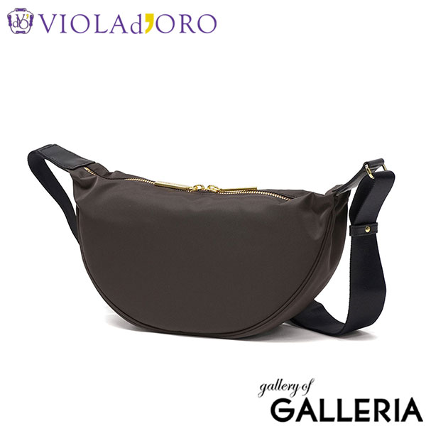 VIOLAd'ORO ヴィオラドーロ ボディバッグ ショルダー ミニ 撥水 ショルダーバッグ ナイロン 日本製 BIANCA ナイロンボディバッグ V-2247