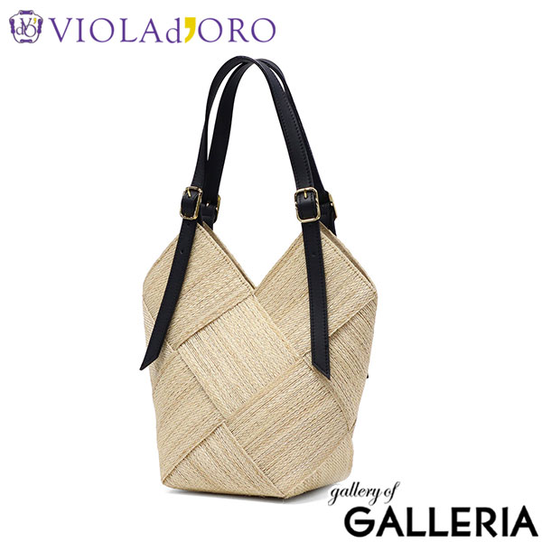【正規品】 ヴィオラドーロ かごバッグ レディース VIOLAd'ORO トートバッグ 軽量 小さめ ブランド 女性 おしゃれ 上品 ナチュラル カゴバッグ 本革 レザー MIRO アバカ レザーコンビ メッシュトート V-8894