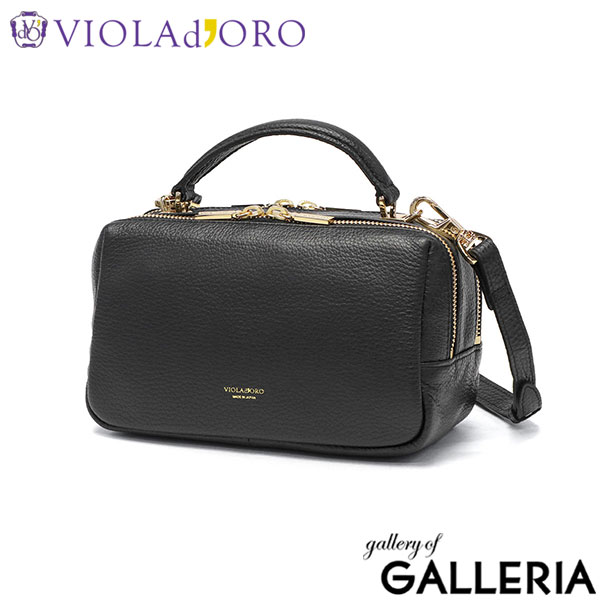【正規品】 ヴィオラドーロ ショルダーバッグ レディース 軽量 ブランド VIOLAd'ORO バッグ 斜めがけ 大人 上品 小さめ 本革 レザー コンパクト 日本製 2WAY ADRIA 型押しシュリンクレザー2wayポシェット V-1597