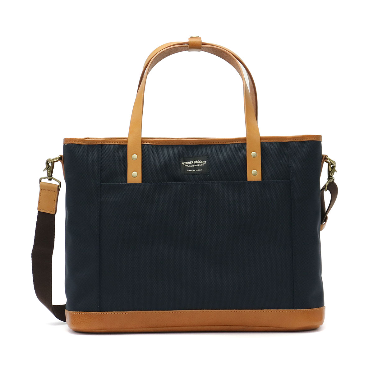 ワンダーバゲージ トートバッグ WONDER BAGGAGE 2WAY トートバッグ GOODMANS DAILY 2WAYTOTEBAG グッドマンズ ショルダー 通勤 ビジネス A4 メンズ レディース WB-G-004