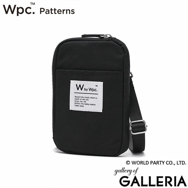 Wpc. Patterns ショルダーバッグ レディース 斜め掛けバッグ 小さめ ブランド 大人 ダブリュピーシー パターンズ スマホ ミニショルダー 軽い 撥水 耐水 シンプル カジュアル Petale スマホショルダー 31022