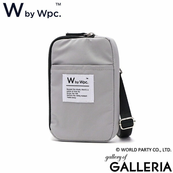 Wpc. Patterns ショルダーバッグ レディース 斜め掛けバッグ 小さめ ブランド 大人 ダブリュピーシー パターンズ スマホ ミニショルダー 軽い 撥水 耐水 シンプル カジュアル Petale スマホショルダー 31022