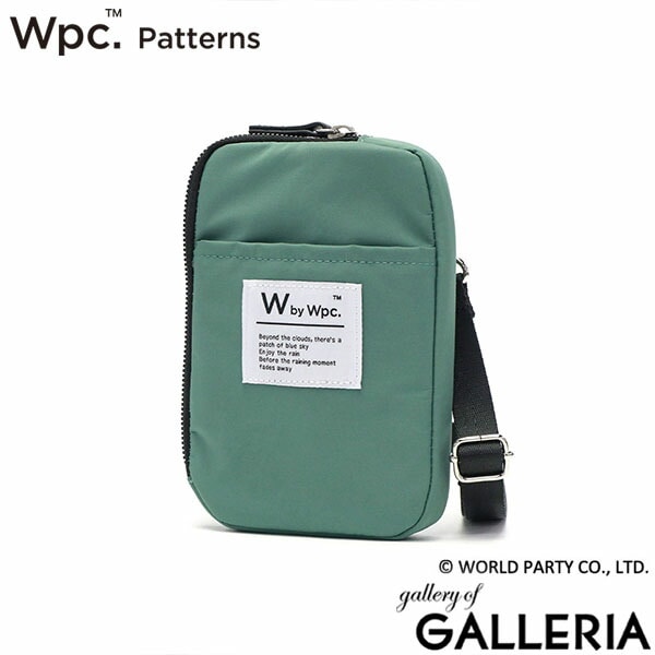 Wpc. Patterns ショルダーバッグ レディース 斜め掛けバッグ 小さめ ブランド 大人 ダブリュピーシー パターンズ スマホ ミニショルダー 軽い 撥水 耐水 シンプル カジュアル Petale スマホショルダー 31022