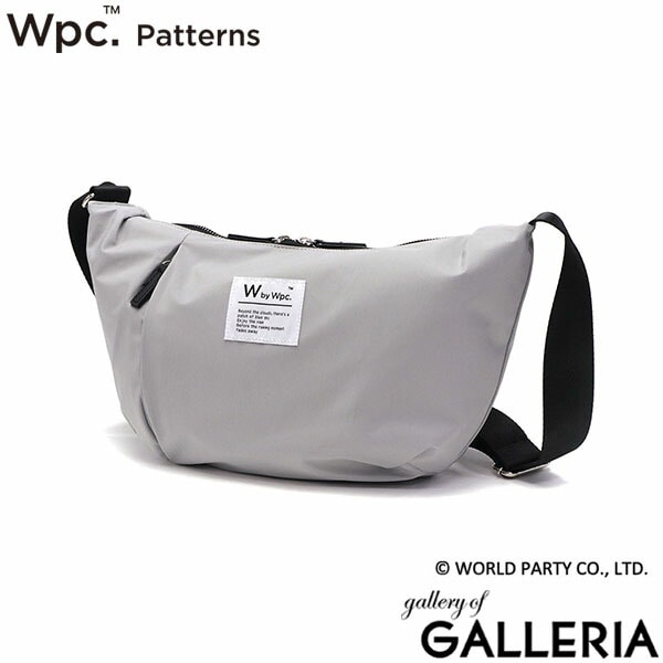 Wpc. Patterns ショルダーバッグ レディース 斜め掛けバッグ ブランド 大人 ダブリュピーシー パターンズ A5 500mlペットボトル 軽い 撥水 耐水 シンプル カジュアル Petale ゴンドラショルダーM 31024