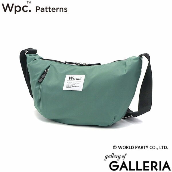 Wpc. Patterns ショルダーバッグ レディース 斜め掛けバッグ ブランド 大人 ダブリュピーシー パターンズ A5 500mlペットボトル 軽い 撥水 耐水 シンプル カジュアル Petale ゴンドラショルダーM 31024