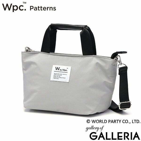 Wpc. Patterns トートバッグ レディース ダブリュピーシー パターンズ 2WAYトートバッグ ショルダー 斜め掛けバッグ 斜め掛け ブランド ミニトート 大人 軽い 撥水 耐水 シンプル カジュアル Petale 2WAYトート 31025