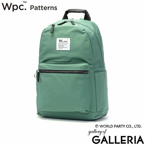 Wpc. Patterns リュック レディース 小さめ おしゃれ ダブリュピーシー パターンズ パソコン PC 通勤 可愛い 大人かわいい A4 17L 小さめサイズ 背面 ポケット ポーチ付き 花柄 撥水 petal 1Pリュック（ポーチ付） 31027