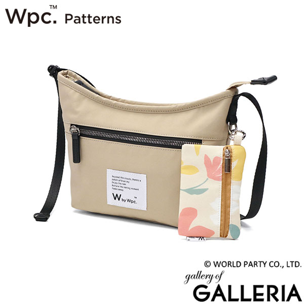 Wpc.Patterns ショルダーバッグ レディース 斜めがけ ダブリュピーシー パターンズ 大人 軽量 軽い 小さめ ミニ ミニショルダー アクティブ シンプル カジュアル 撥水 耐水 かわいい 使いやすい Petale 31067