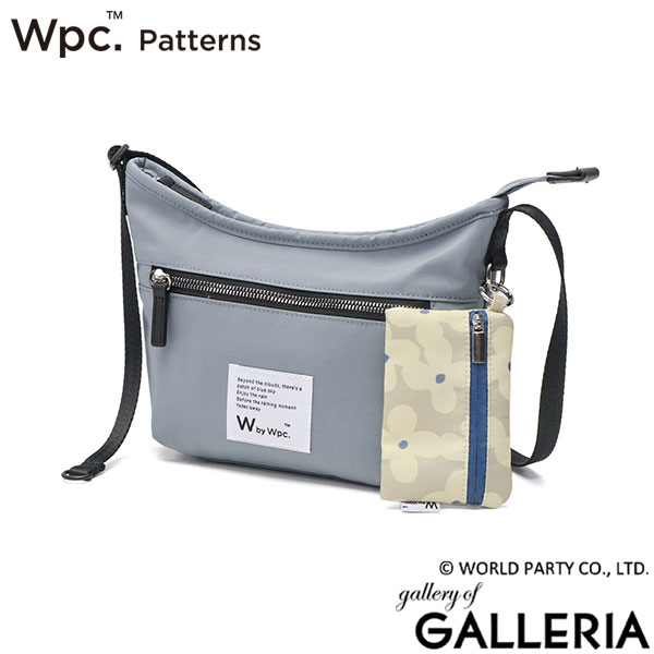 Wpc.Patterns ショルダーバッグ レディース 斜めがけ ダブリュピーシー パターンズ 大人 軽量 軽い 小さめ ミニ ミニショルダー アクティブ シンプル カジュアル 撥水 耐水 かわいい 使いやすい Petale 31067