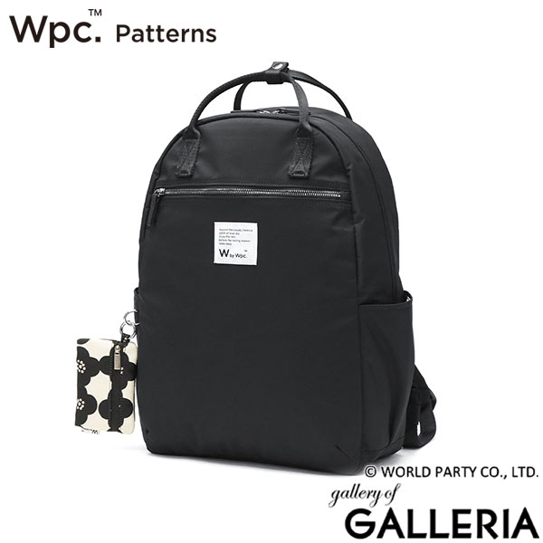 Wpc.Patterns リュック レディース 大容量 ダブリュピーシー パターンズ おしゃれ 通勤 通学 軽量 軽い 20L B4 女性 大きめ ポーチ付き 花柄 キャリーオン 2WAY 撥水 はっ水 背負い Petale トートリュック 31068