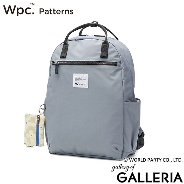 Wpc.Patterns リュック レディース 大容量 ダブリュピーシー パターンズ おしゃれ 通勤 通学 軽量 軽い 20L B4 女性 大きめ ポーチ付き 花柄 キャリーオン 2WAY 撥水 はっ水 背負い Petale トートリュック 31068