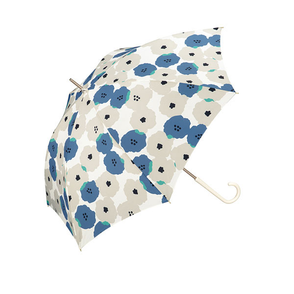 Wpc. 長傘 Wpc ダブリュピーシー ワールドパーティー ピオニ pioni 傘 花柄 花 雨傘 日傘 晴雨兼用 遮光 UVカット 手動 手開き 撥水 58cm 丈夫 フラワー 大人 レディース 5521-07