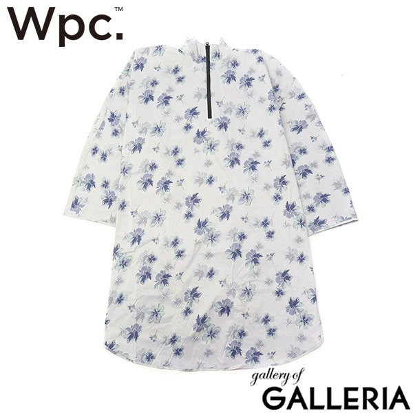 Wpc. レインコート レディース 自転車 通学 通勤 ダブリュピーシー レインウェア レインポンチョ ポンチョ カッパ おしゃれ 高校生 かわいい ロング 軽量 フード付き 収納袋付き 撥水 防水 チャリーポンポン R001