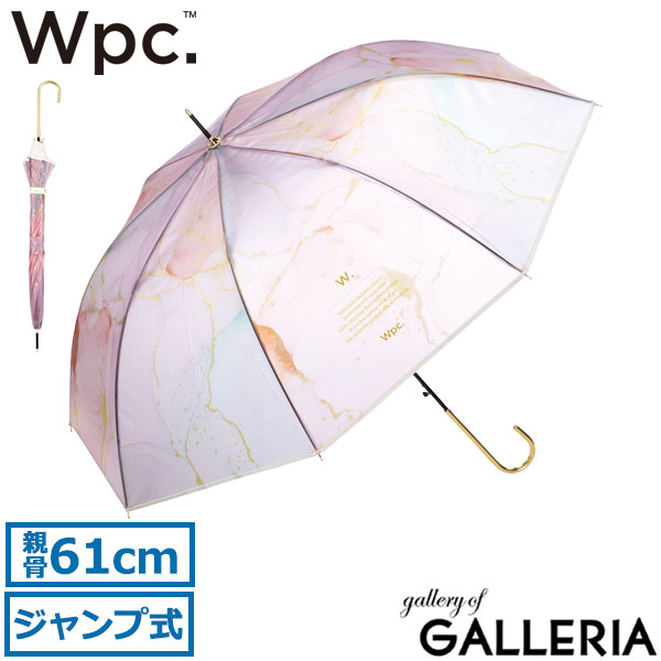 Wpc. 長傘 Wpc ダブリュピーシー ワールドパーティー インクアートアンブレラ 傘 雨傘 ビニール傘 61cm 大きい ブランド 軽量 透明 クリア 通勤 通学 大人 レディース