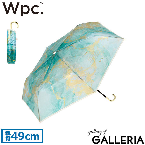 Wpc. 傘 レディース 折たたみ おしゃれ Wpc ダブリュピーシー ワールドパーティー ブランド 大人 折り畳み コンパクト 持ち手 オシャレ 折り畳み傘 グラスファイバー 軽量 雨傘 ビニール傘 49cm インクアートアンブレラ mini