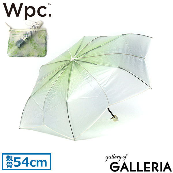 Wpc. 折りたたみ傘 軽量 傘 おしゃれ 折りたたみ グラスファイバー ダブリュピーシー ワールドパーティー ビニール傘 丈夫 雨傘 折り畳み傘 54cm コンパクト 花柄 ブランド レディース 紫陽花アンブレラ mini PT-HY001-002