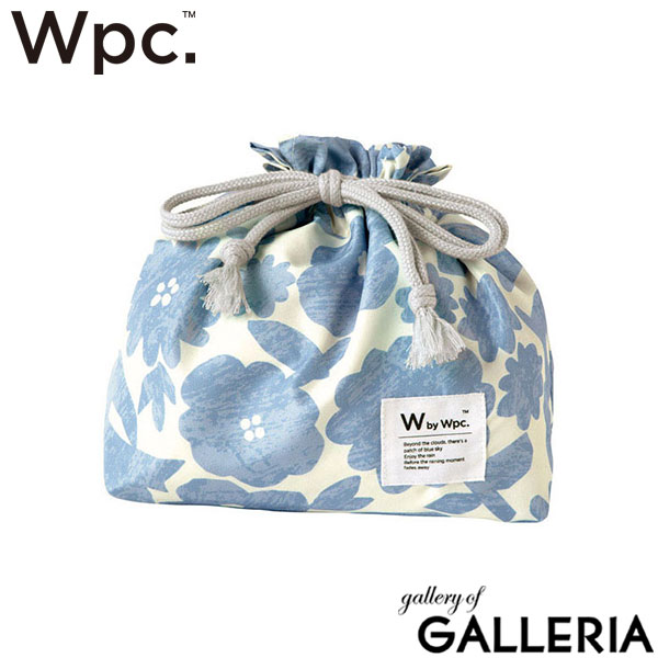 【メール便】Wpc. ランチ巾着 お弁当袋 高校生 巾着 かわいい おしゃれ マチ ダブリュピーシー ワールドパーティー ランチバッグ 保冷 撥水 ブランド 巾着袋 お弁当 花柄 ポーチ 給食袋 女子 レディース Wpc Patterns W059