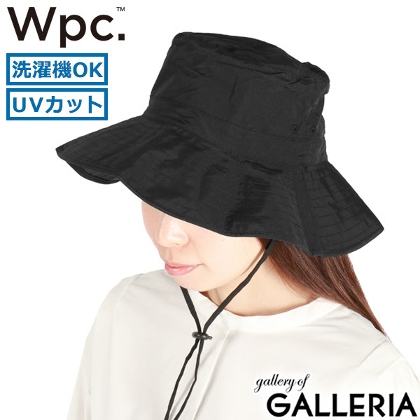 Wpc. 帽子 レディース 紫外線カット UVカット 100% ダブリュピーシー 大きいサイズ UV つば広 レディース帽子 夏 日よけ 紫外線対策 日焼け防止 大きい 大きめ おしゃれ 黒 無地 ハット ブランド UVカットサファリハット W098