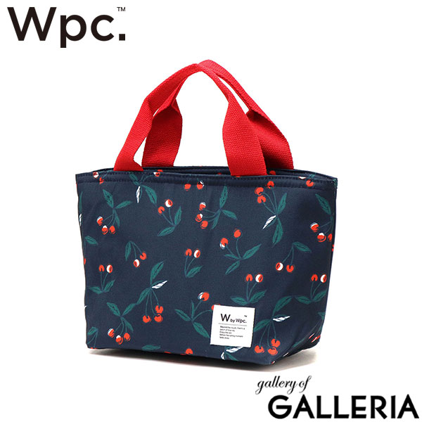 Wpc. ランチバッグ 保冷 おしゃれ ブランド かわいい ダブリュピーシー 保冷バッグ トートバッグ ミニトート ファスナー付き 水筒が入る 500mlペットボトル 花柄 レディース 女性 撥水 Wpc.Patterns 保冷ランチバッグ W035