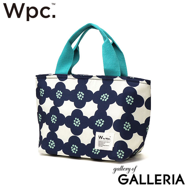 Wpc. ランチバッグ 保冷 おしゃれ ブランド かわいい ダブリュピーシー 保冷バッグ トートバッグ ミニトート ファスナー付き 水筒が入る 500mlペットボトル 花柄 レディース 女性 撥水 Wpc.Patterns 保冷ランチバッグ W035