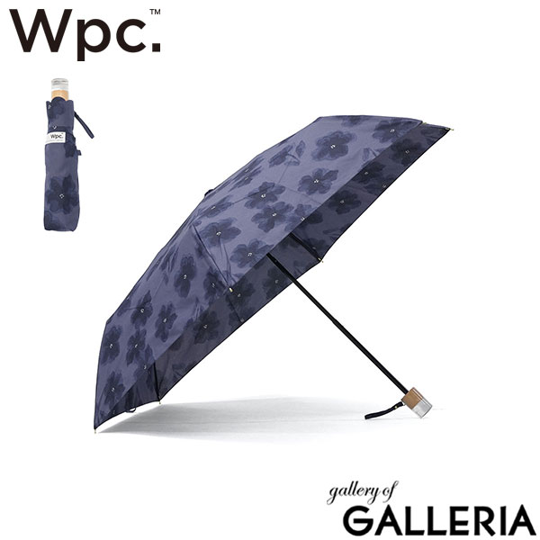 ダブリュピーシー Wpc. 折りたたみ傘 可愛い 折り畳み傘 花 上品 フラワー かわいい 水彩風 50cm 水彩フラワー ミニ 3476-015-002