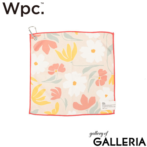 ダブリュピーシー Wpc. ハンカチ レイングッズ 吸水性 クロス ペットボトルホルダー くっつく カラビナ 給水 Wpc.Patterns カラビナ付きマルチくっつくろす H22