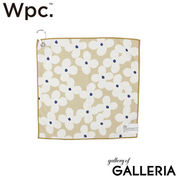 ダブリュピーシー Wpc. ハンカチ レイングッズ 吸水性 クロス ペットボトルホルダー くっつく カラビナ 給水 Wpc.Patterns カラビナ付きマルチくっつくろす H22