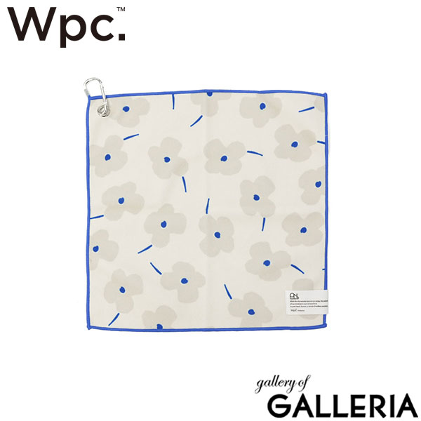 ダブリュピーシー Wpc. ハンカチ レイングッズ 吸水性 クロス ペットボトルホルダー くっつく カラビナ 給水 Wpc.Patterns カラビナ付きマルチくっつくろす H22