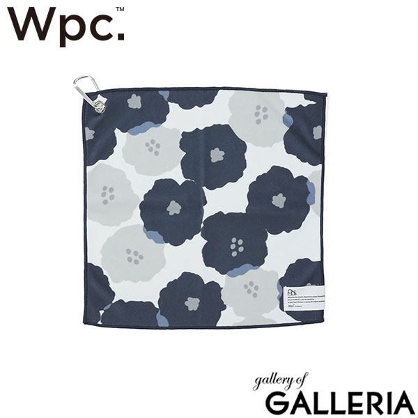 ダブリュピーシー Wpc. ハンカチ レイングッズ 吸水性 クロス ペットボトルホルダー くっつく カラビナ 給水 Wpc.Patterns カラビナ付きマルチくっつくろす H22