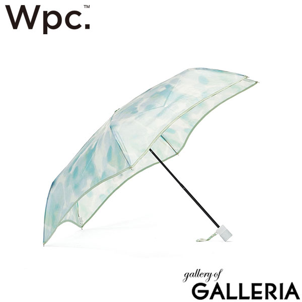 ダブリュピーシー Wpc. 折りたたみ傘 可愛い オシャレ 風に強い ニュアンス ビニール 軽い 手開き フラワーベースアンブレラ ミニ PT-0081-002