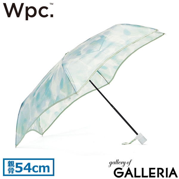 ダブリュピーシー Wpc. 折りたたみ傘 可愛い オシャレ 風に強い ニュアンス ビニール 軽い 手開き フラワーベースアンブレラ ミニ PT-0081-002
