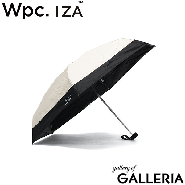ダブリュピーシー Wpc. 折りたたみ傘 手動開閉 プレゼント 親骨53cm 完全遮光 UV100％ UVカット ケース付き 切り継ぎデザイン ZA028-001-102