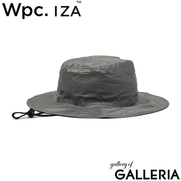 ダブリュピーシー Wpc. 帽子 あご紐付き たためる UVカット率100% UPF50+ 撥水等級5級 耐水 メッシュ IZA レインブレーカーサファリハット