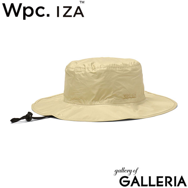 ダブリュピーシー Wpc. 帽子 あご紐付き たためる UVカット率100% UPF50+ 撥水等級5級 耐水 メッシュ IZA レインブレーカーサファリハット