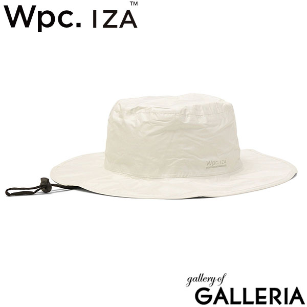 ダブリュピーシー Wpc. 帽子 あご紐付き たためる UVカット率100% UPF50+ 撥水等級5級 耐水 メッシュ IZA レインブレーカーサファリハット