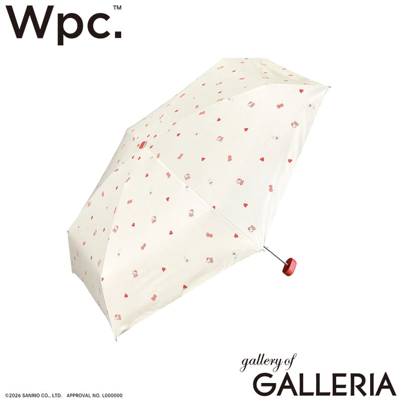 ダブリュピーシー Wpc. 折りたたみ傘 キャラクター かわいい UPF50+ 遮熱 サンリオ サンリオキャラクターズ×Wpc. 遮光キャラフレンズ ミニ 801-SA030-102
