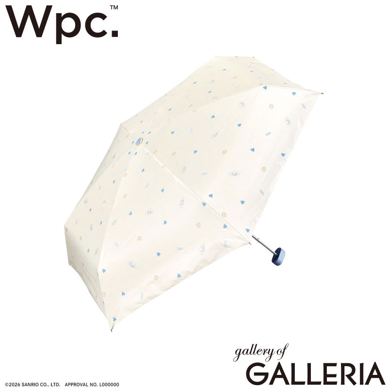 ダブリュピーシー Wpc. 折りたたみ傘 キャラクター かわいい UPF50+ 遮熱 サンリオ サンリオキャラクターズ×Wpc. 遮光キャラフレンズ ミニ 801-SA030-102