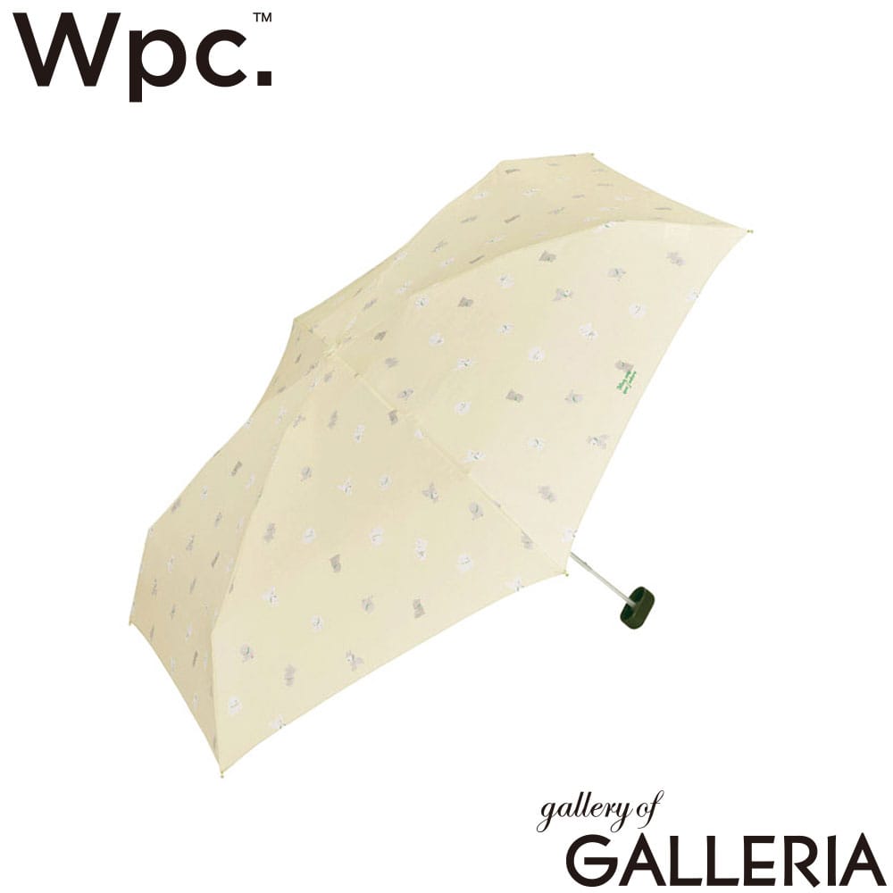 ダブリュピーシー Wpc. 折りたたみ傘 親骨50cm 手動 プレゼント 可愛い かわいい 折り畳み傘 パピー ミニ 8357-176-002