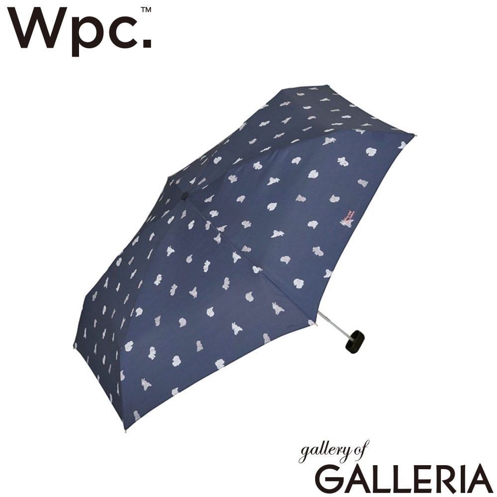 ダブリュピーシー Wpc. 折りたたみ傘 親骨50cm 手動 プレゼント 可愛い かわいい 折り畳み傘 パピー ミニ 8357-176-002