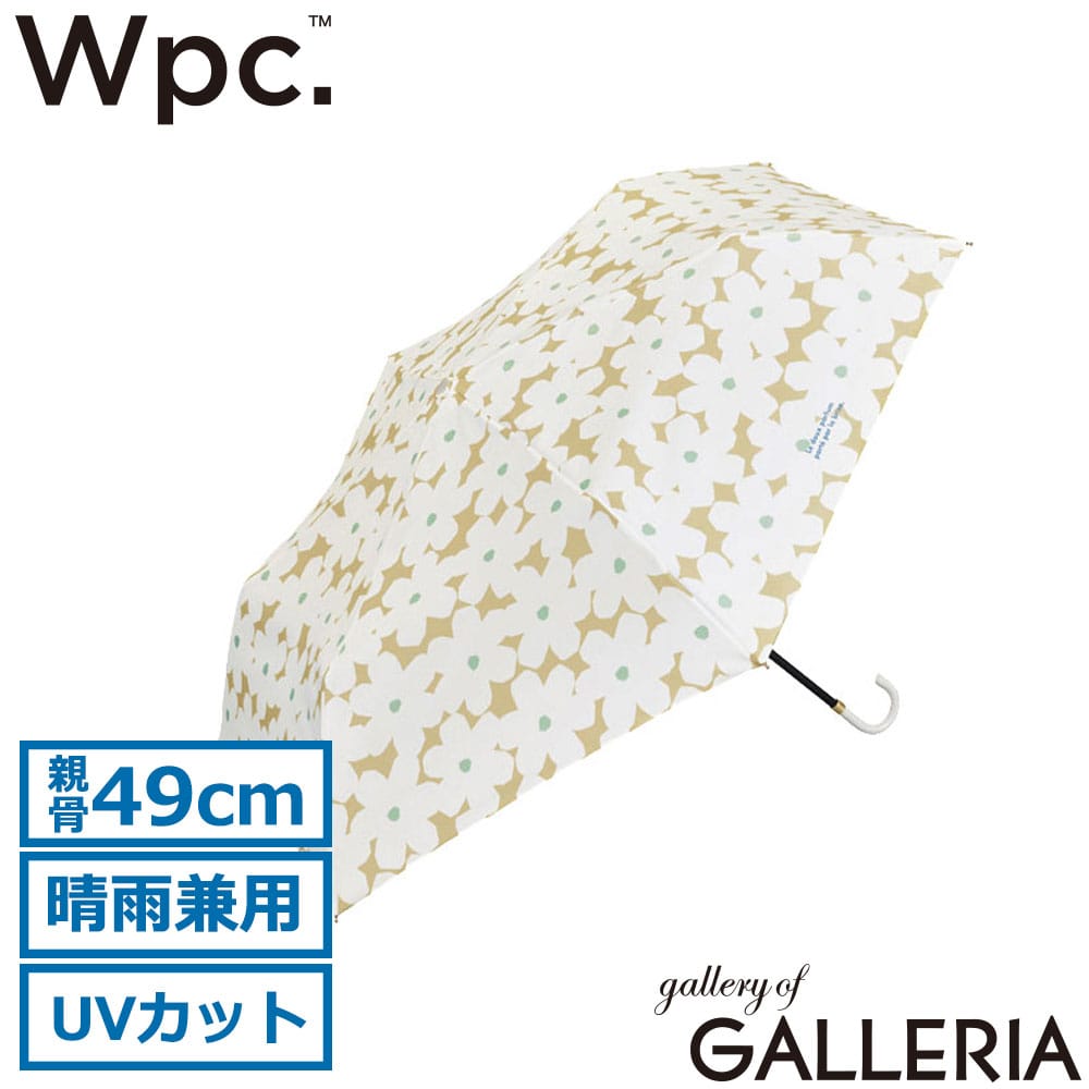 ダブリュピーシー Wpc. 折りたたみ傘 晴雨兼用傘 可愛い かわいい ブランド 花柄 フロラージュ ミニ 5102-016-002