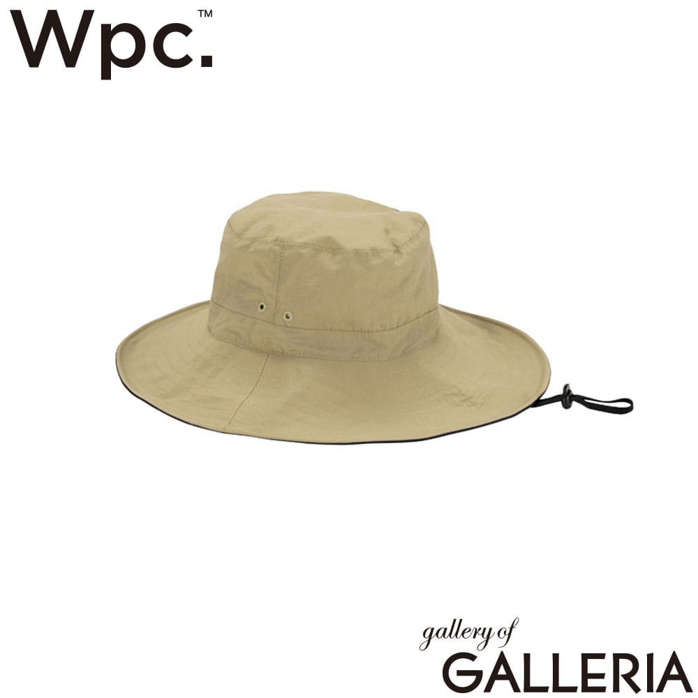 ダブリュピーシー Wpc. ハット 帽子 遮光率100% 完全遮光 紫外線対策 W by UVカット接触冷感つば広サファリハット かぶる日傘 W204-001-103