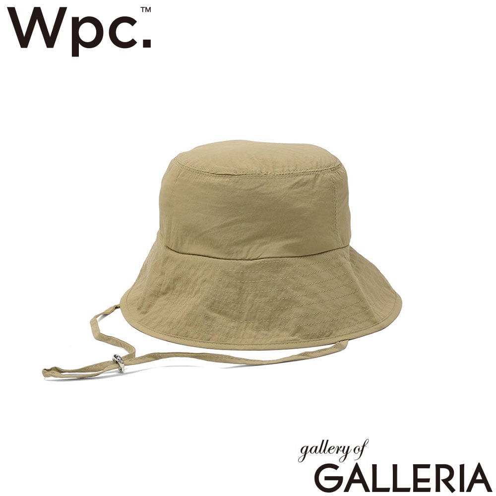 ダブリュピーシー Wpc. ハット 遮光率100％ 洗濯可 軽量 畳める 日焼け防止 大人 バケットハット かぶる日傘 w155-001-103