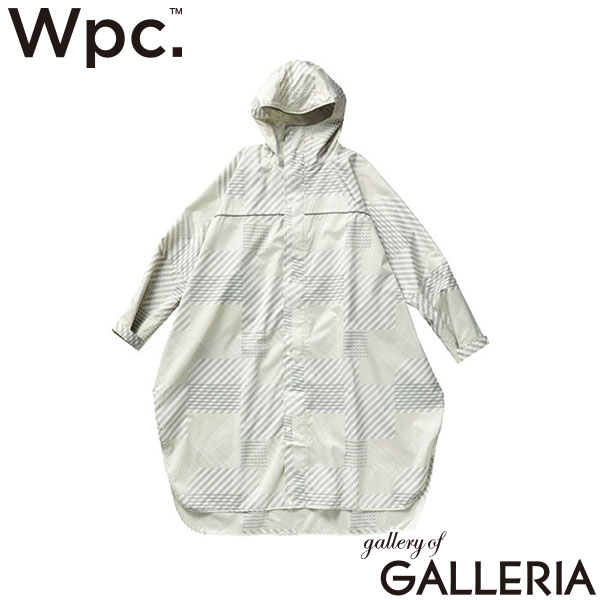 ダブリュピーシー Wpc. レインポンチョ レイングッズ 通勤 通学 男女兼用 カッパ W by レインバイシクルスリーブポンチョ R-1122-201