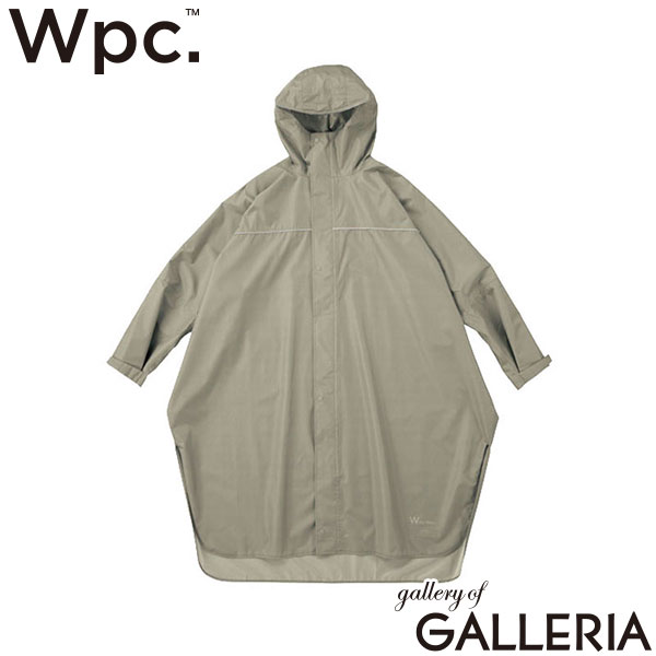ダブリュピーシー Wpc. レインポンチョ レイングッズ 通勤 通学 男女兼用 カッパ W by レインバイシクルスリーブポンチョ R-1122-201