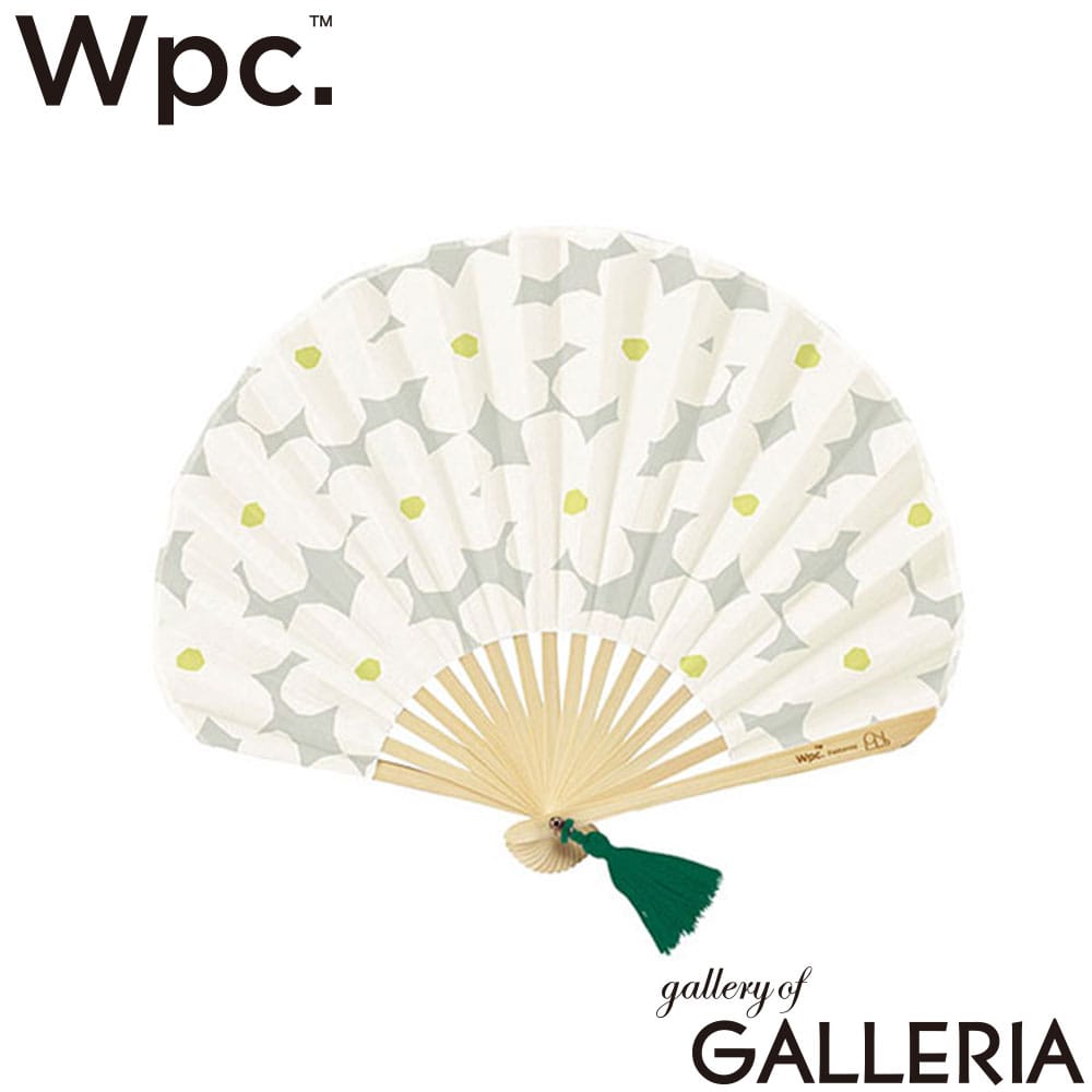 ダブリュピーシー Wpc. 扇子 涼しい 祭り 和モダン シェル型 熱中症対策 暑さ対策 夏 Patterns 贈り物 ボックス入り扇子 W084