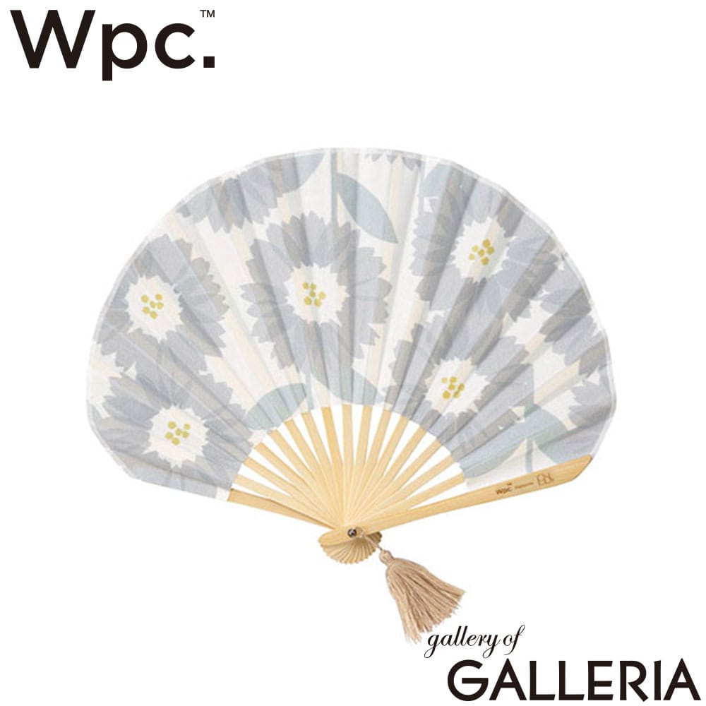 ダブリュピーシー Wpc. 扇子 涼しい 祭り 和モダン シェル型 熱中症対策 暑さ対策 夏 Patterns 贈り物 ボックス入り扇子 W084